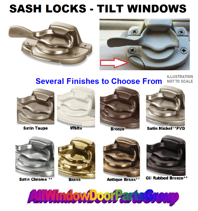 Truth PN41131 Tilt Style Sash Lock and Keeper | All CAV Finishes | All ...
