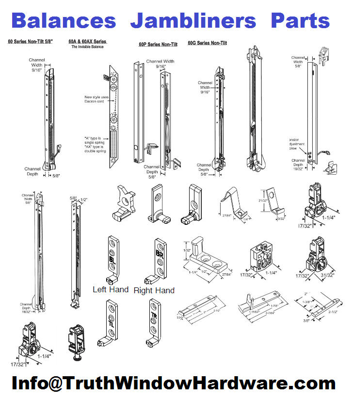 Window Balances Specials Obsolete and Discontinued Balancers All