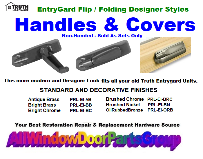 Truth EntryGard Casement Crank Handles and Covers Designer Finishes