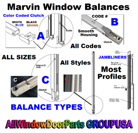 Window Balances Marvin and Integrity Double and Single Hung Windows ...